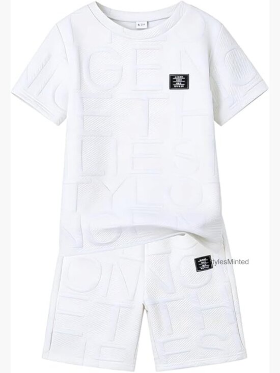 Other - 2-Piece Boys Summer Outfit Set T-Shirt + Shorts 8-13 Years Casual Playwear